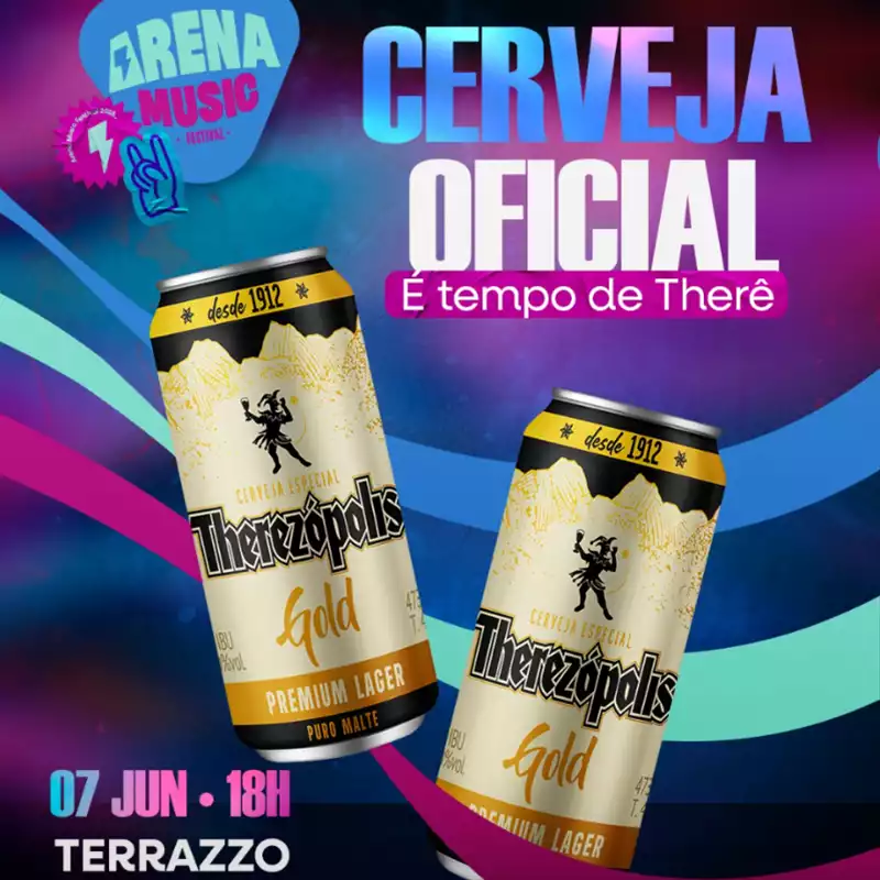 Arena Music Festival Juiz de Fora - cerveja oficial